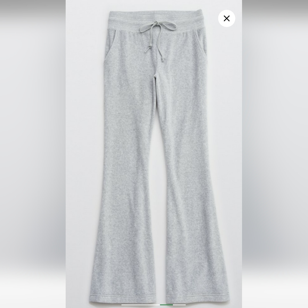 NWT Aerie velour flare pants
